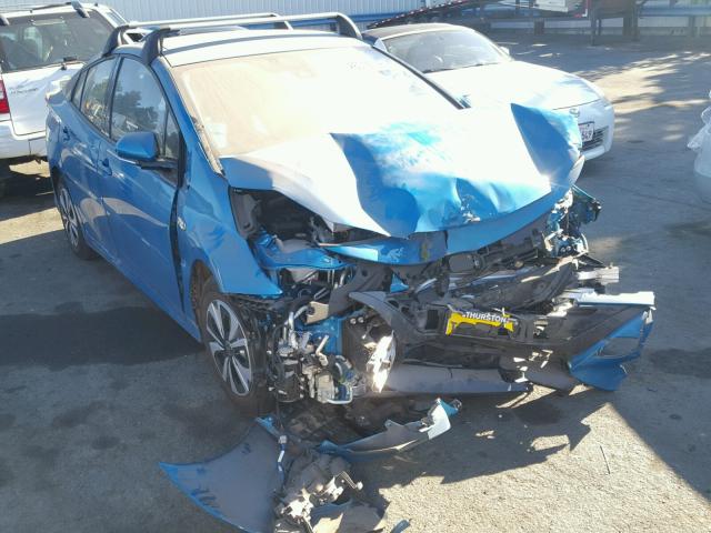 Sold 2017 TOYOTA PRIUS salvage car